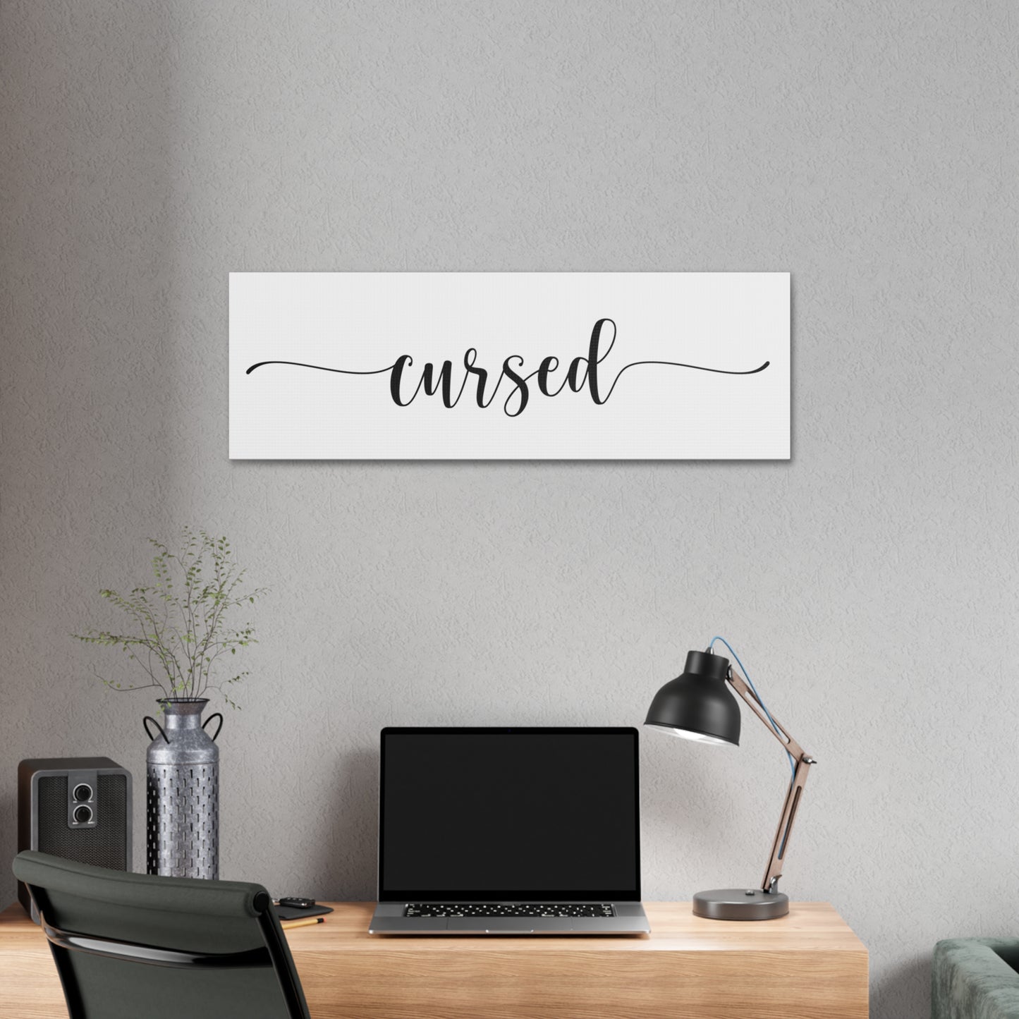Cursed (anti "Blessed" ) - Classic Stretched Canvas